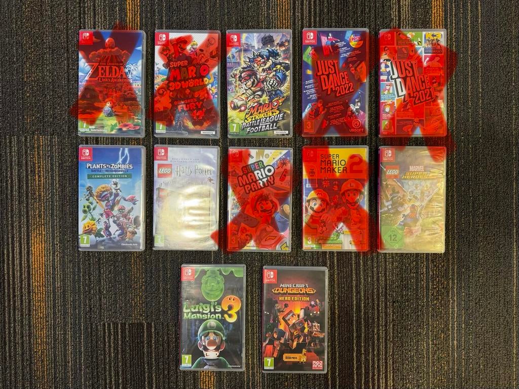 Nintendo Switch Games - Diverse Titels!, Spelcomputers en Games, Games | Nintendo Switch, Gebruikt, Avontuur en Actie, 1 speler