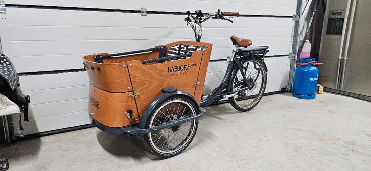 Babboe Curve-E Bakfiets - Goed Onderhouden met Accessoires, Fietsen en Brommers, Fietsen | Bakfietsen, Zo goed als nieuw, Overige merken