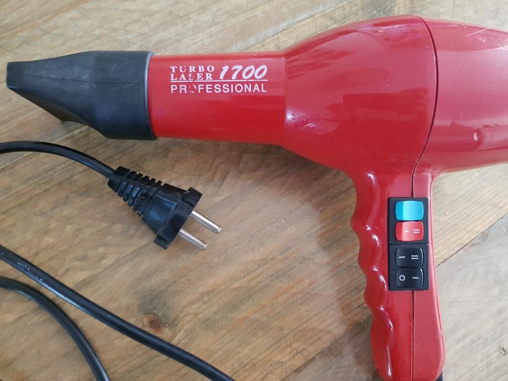professional turbo laser 1700 föhn kappersfohn koud en warm, Doe-het-zelf en Verbouw, Gereedschap | Overige machines, Ophalen of Verzenden