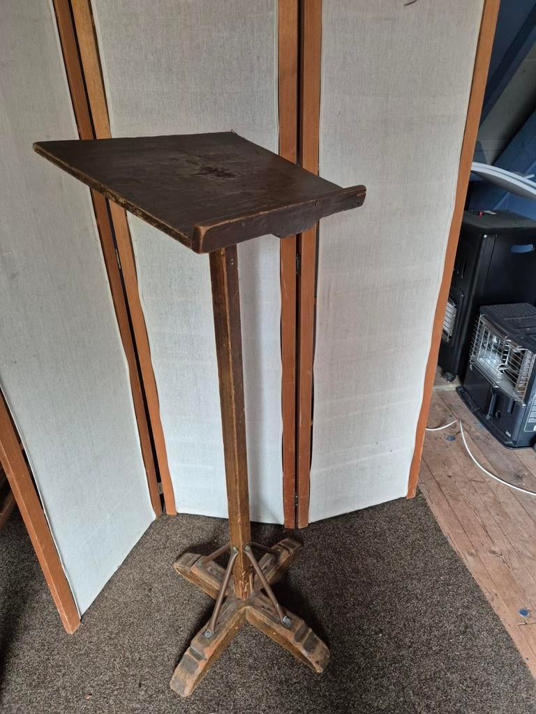 Antieke houten lessenaar - Vintage lessenaar, Ophalen