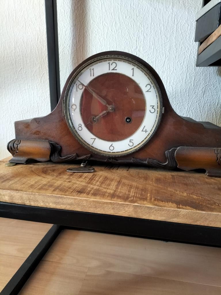 Juba Pendule Jaren '50 - Recent Gerenoveerd, Antiek en Kunst, Antiek | Klokken, Ophalen