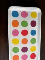 Vintage Ikea dienblad met gekleurde stippen, Ophalen of Verzenden, Gebruikt, Rechthoekig, Kunststof