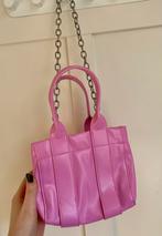 Weekday leuke mini bag roze met zilveren details, Ophalen of Verzenden, Zo goed als nieuw, Roze, Handtas
