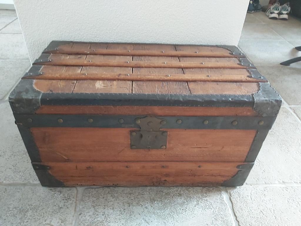 Antieke kist, Ophalen, Minder dan 50 cm, Gebruikt, 50 tot 100 cm