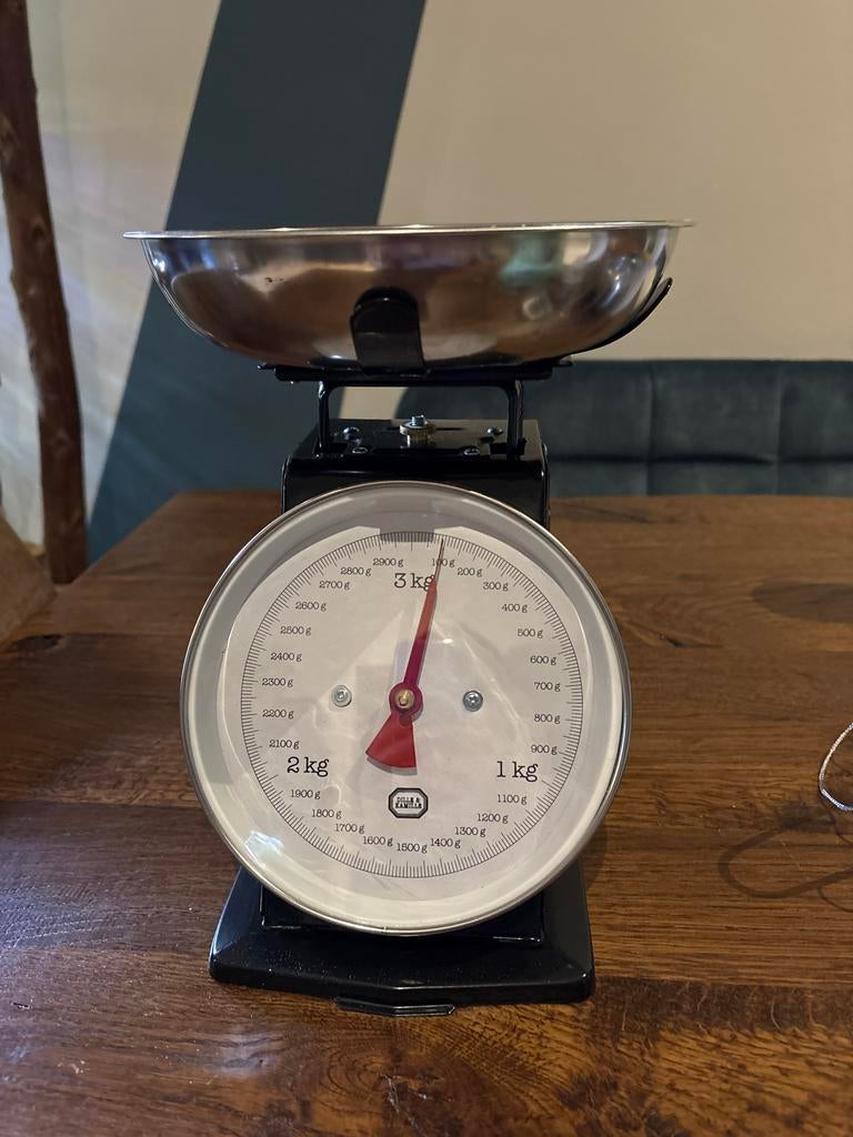 Dille & Kamille Keukenweegschaal - Max 3kg - Zo goed als nie, Ophalen, Zo goed als nieuw