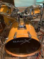Basix drumstel custom limeted edition geel, Muziek en Instrumenten, Drumstellen en Slagwerk, Ophalen of Verzenden, Gebruikt, Overige merken