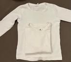 Hema longsleeves - kleur wit - maat 104, Kinderen en Baby's, Kinderkleding | Maat 104, Ophalen of Verzenden, Zo goed als nieuw