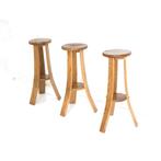 3x vintage barkruk jaren '60 '70 design retro midcentury, 1 kruk, Verzenden, Gebruikt, 60 tot 90 cm