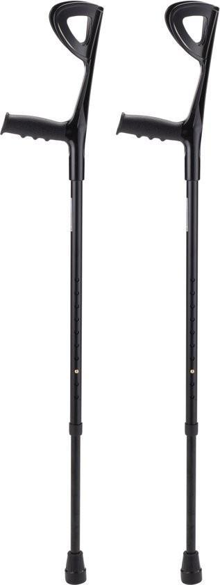 Elleboogkrukken, Diversen, Loopkrukken, Zo goed als nieuw, In hoogte verstelbaar, Ophalen