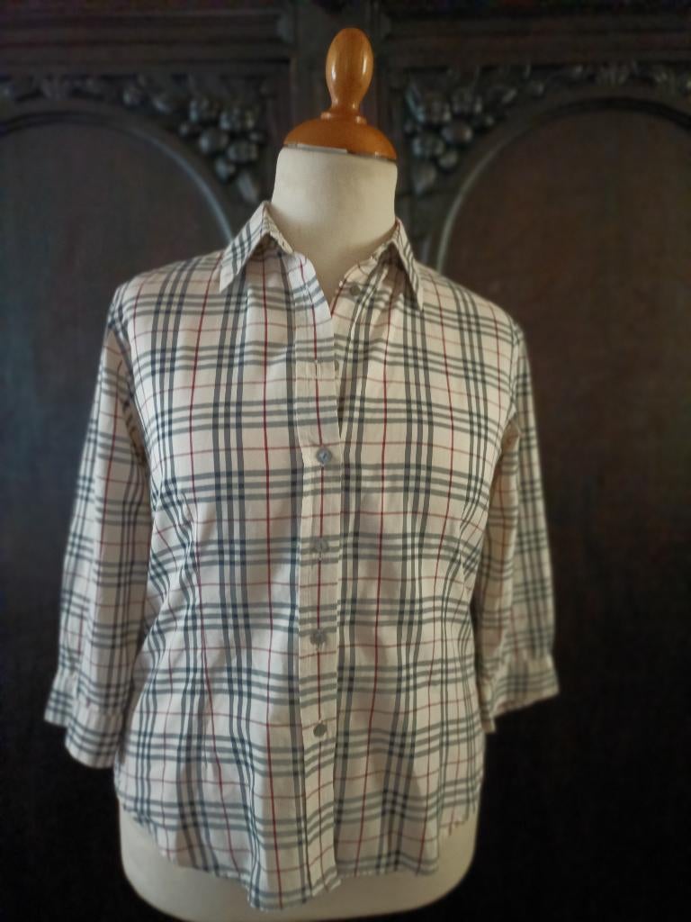 Burberry blouse 3 kwart mouw maat L, Kleding | Dames, Maat 38/40 (M), Overige kleuren, Ophalen of Verzenden, Zo goed als nieuw