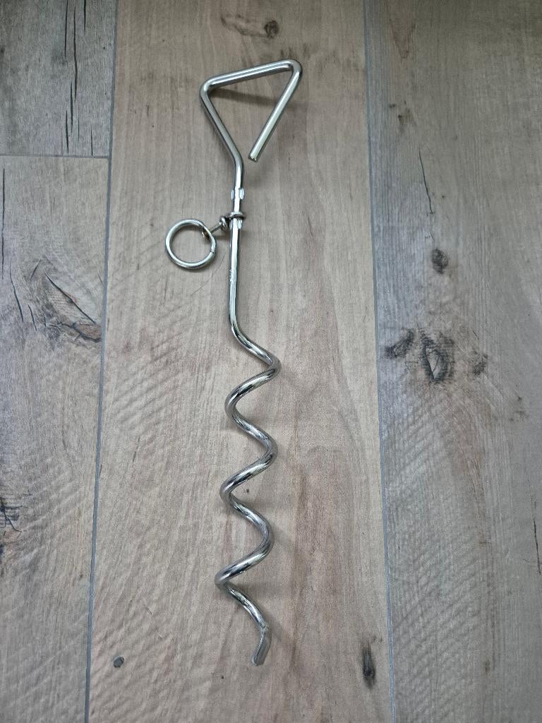 Grondhaak / Aanlegspiraal voor hond of kat, Ophalen of Verzenden, Gebruikt