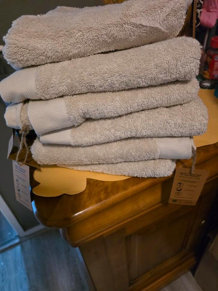 6 x Walra badhanddoeken beige 50 x 100cm, Huis en Inrichting, Badkamer | Badtextiel en Accessoires, Nieuw, Handdoek, Beige, Ophalen of Verzenden