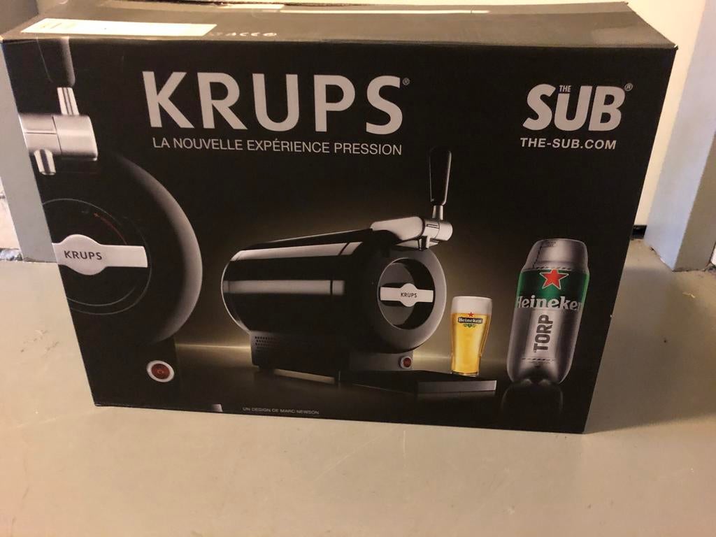 Biertap🍺 als nieuw incl  4 glazen, Ophalen, Zo goed als nieuw