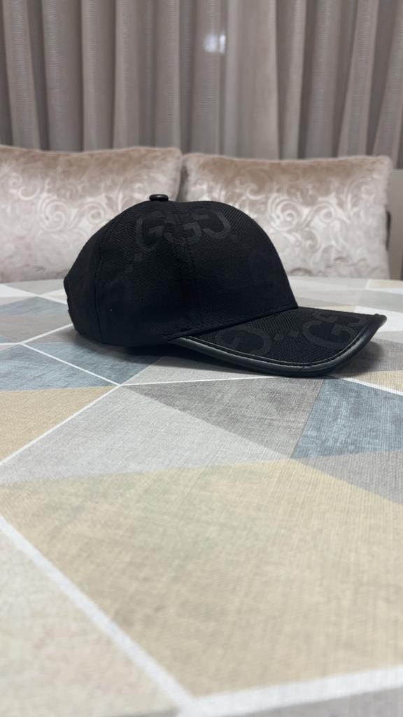 Gucci Jumbo GG Logo Pet Zwart, Kleding | Heren, Hoeden en Petten, Ophalen, Nieuw, 57 cm (M, 7⅛ inch) of minder, Pet