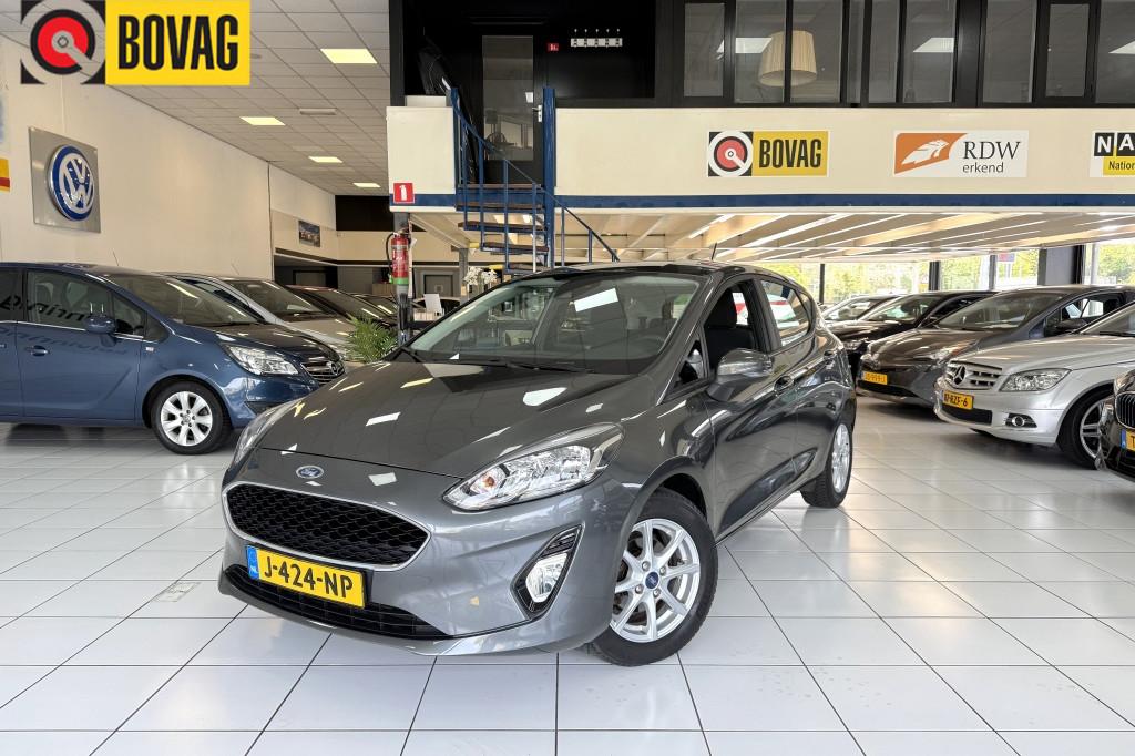 Ford Fiesta 1.0 EcoB. Titanium (bj 2018, automaat), Automaat, Stof, Gebruikt, Euro 6