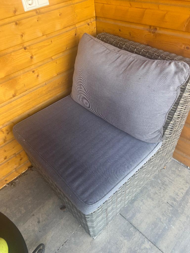 lounge bank tuin, Overige materialen, Gebruikt, Ophalen of Verzenden, Loungeset