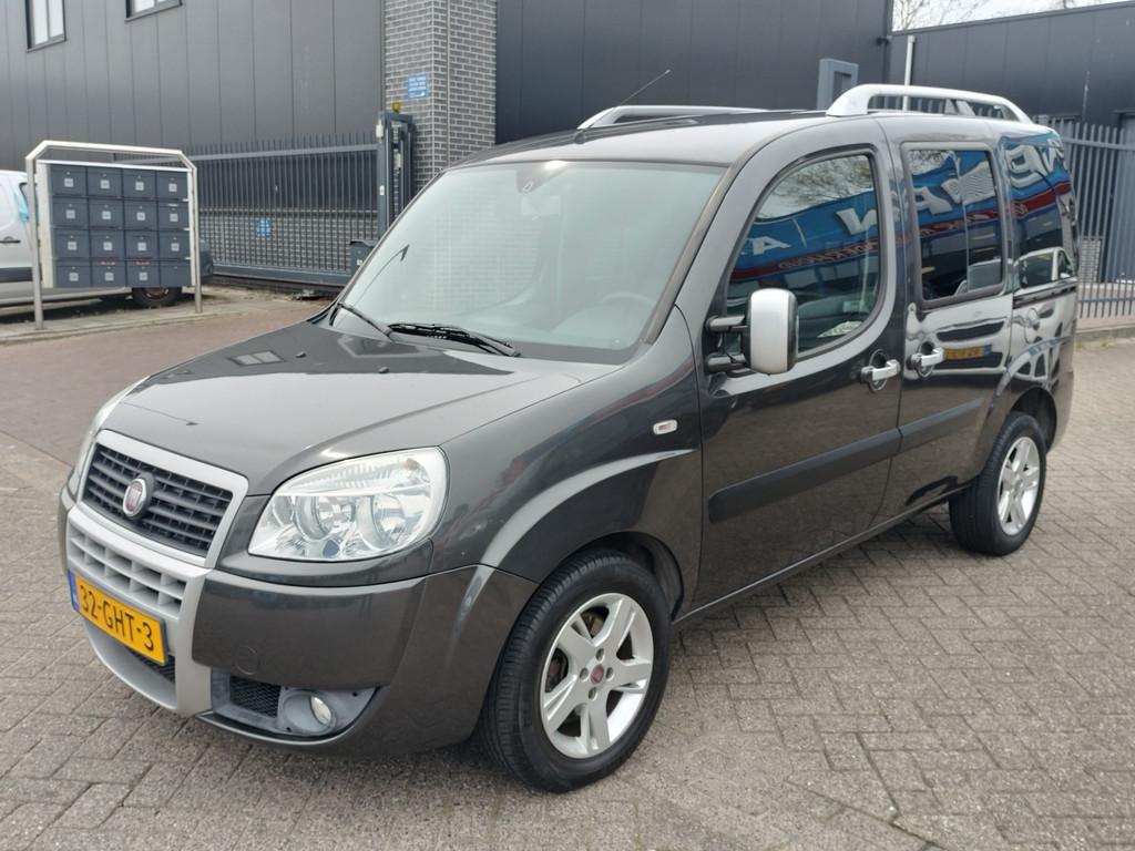 Fiat Doblò 1.4 Malibu Direct van 1ste eig. Airco Nw APK, Auto's, Fiat, Voorwielaandrijving, Stof, Gebruikt, Doblo