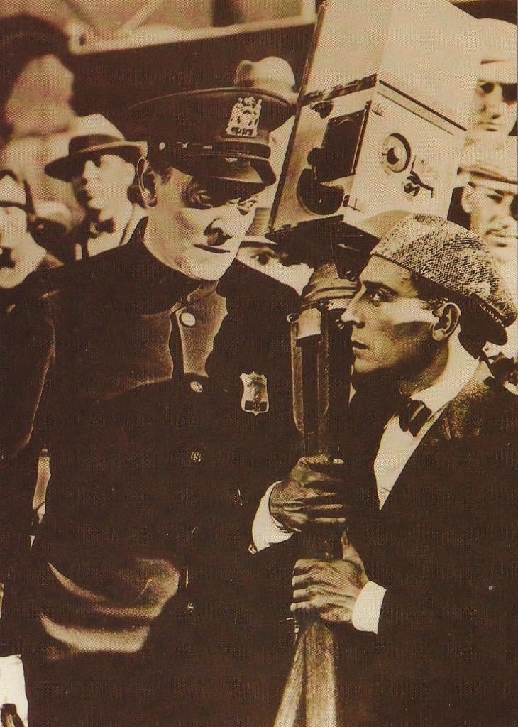 Kaart Buster Kreaton, Verzenden, Ongelopen, Sterren en Beroemdheden