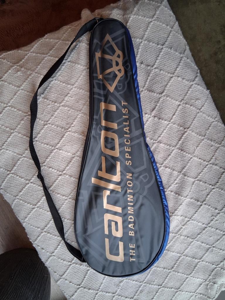 Carlton earogear 800 badmintonracket met hoes, Sport en Fitness, Badminton, Ophalen of Verzenden, Racket(s)
