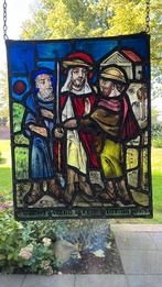 Glas en lood paneel Jan Schoenaker, Ophalen