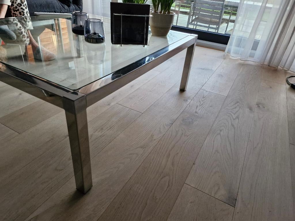 Salontafel, Huis en Inrichting, Ophalen, Gebruikt, 100 tot 150 cm, 50 tot 100 cm