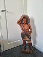 Te Koop (houten indiaan), Ophalen