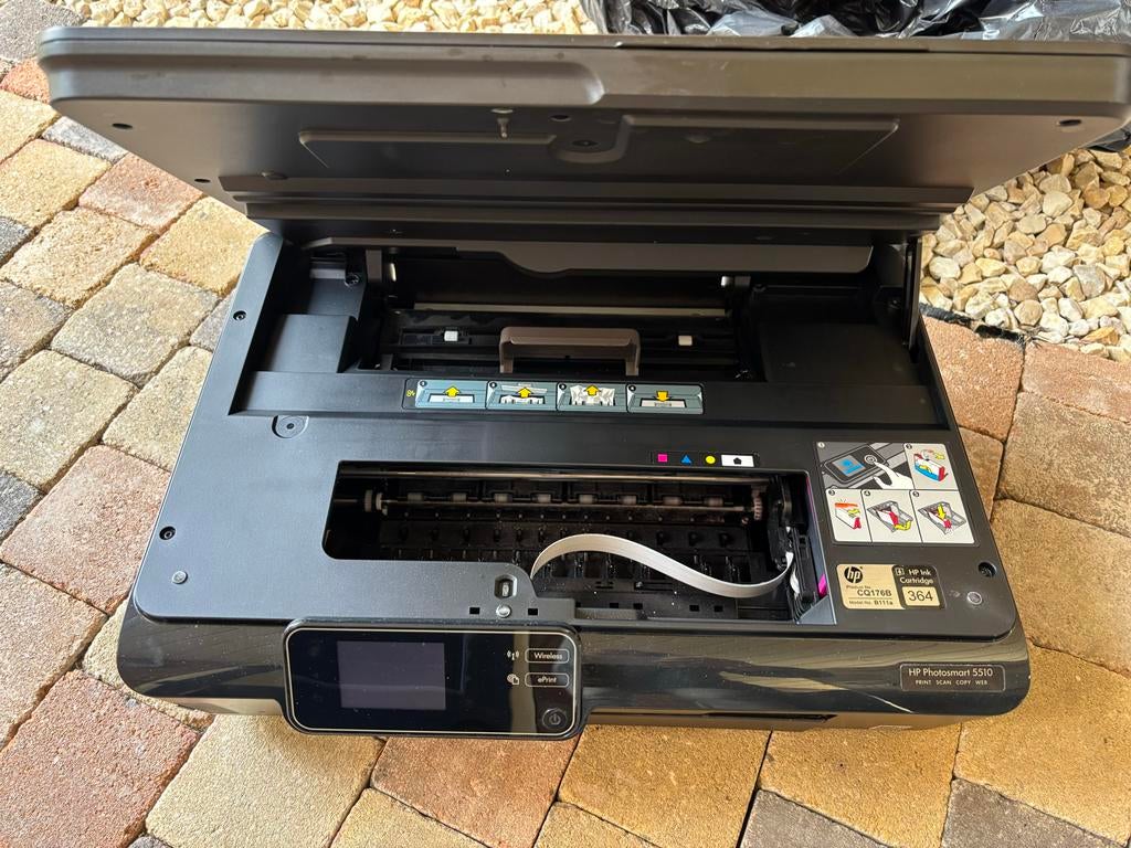 HP PhotoSmart 5510 All-in-One Printer, Computers en Software, Printers, Kopieren, Inkjetprinter, All-in-one, Ophalen of Verzenden