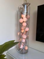 Decoratieve glazen cilinder vaas 75x20 cm, Ophalen, Overige kleuren, 75 cm of meer, Glas