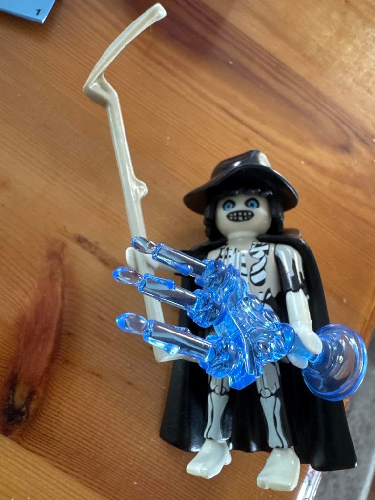 Playmobil Skelet met Zeis en Magische Hand, Kinderen en Baby's, Speelgoed | Playmobil, Zo goed als nieuw, Los playmobil, Ophalen of Verzenden