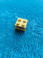 Lego (trein) 4,5 Volt verlichting lamp blokje 2x2x1 Geel., Ophalen of Verzenden, Gebruikt, Losse stenen, Lego
