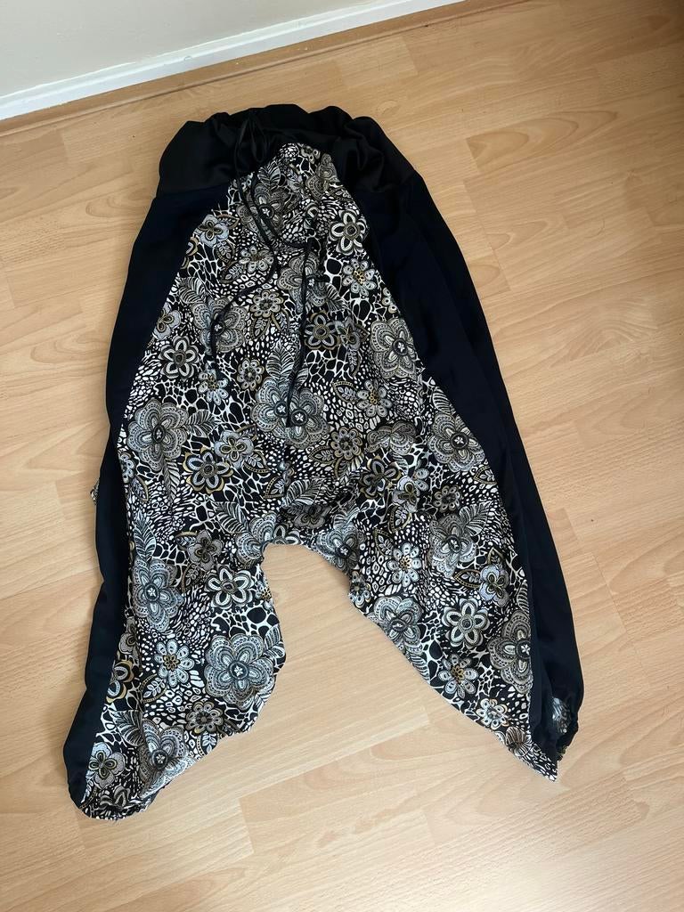 Harembroek met patroon, maat XL, Ophalen, Zwart, Maat 46/48 (XL) of groter, Nieuw