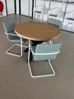 Vergaderset (ronde tafel + 3 stoelen) voor maar €495!!, Ophalen of Verzenden, Zo goed als nieuw
