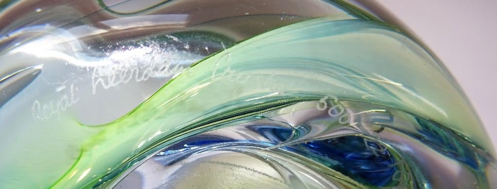 Siem van der Marel - glasobject Bodemschat, Ophalen of Verzenden