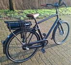 Nette mat zwarte elektrische BSP herenfiets/E-bike, Bafang✅️, Gebruikt, Versnellingen, 57 tot 61 cm, Ophalen