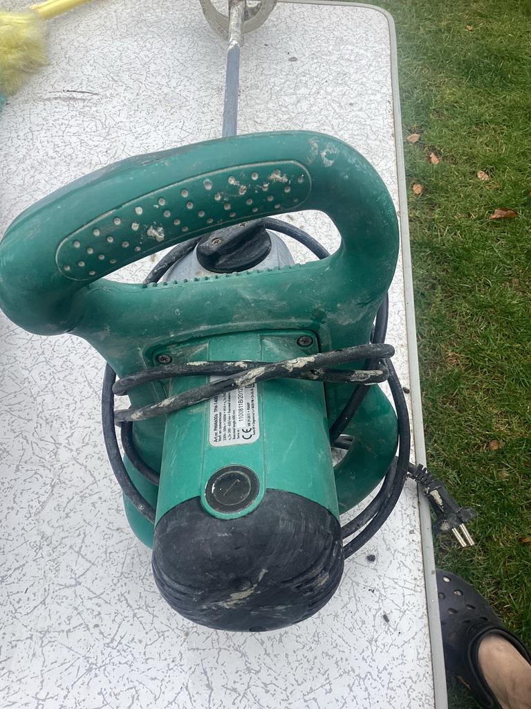 Betonmixer 1400 Watt met variabel toerental, Ophalen of Verzenden, Gebruikt, 1200 watt of meer