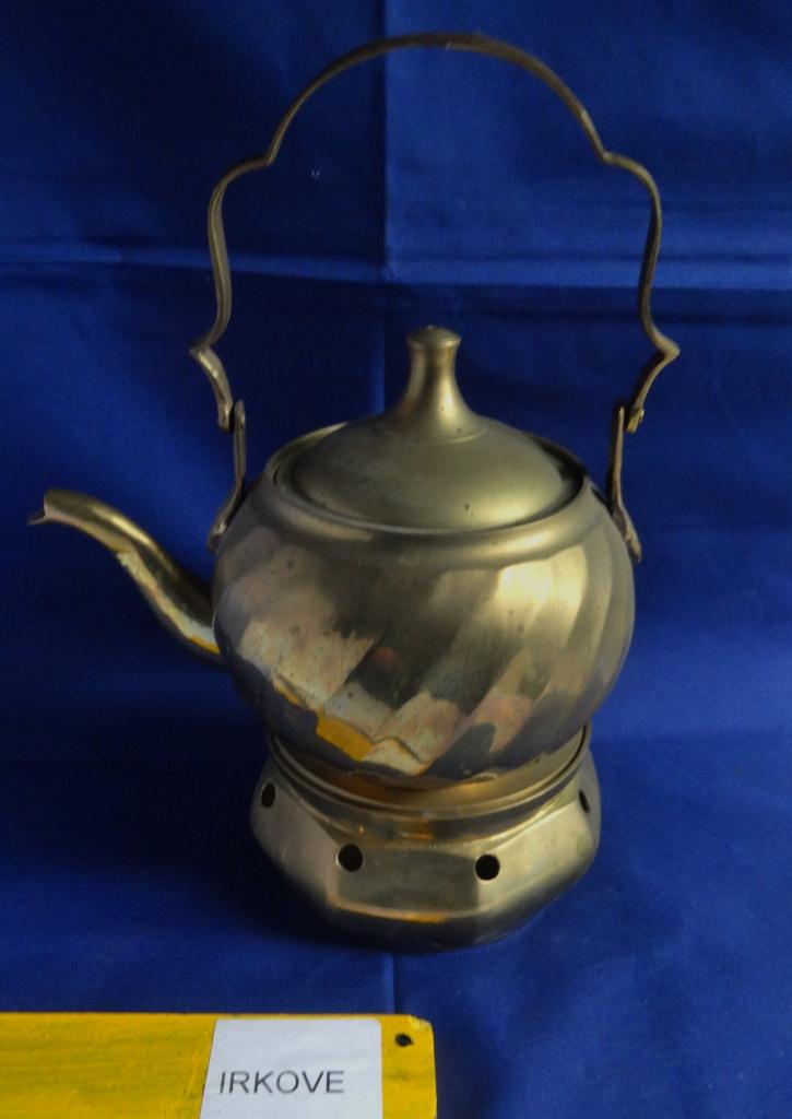 KOPER MOOI STEL * LICHTJE EN THEEPOT * Gezellig! *, Verzenden