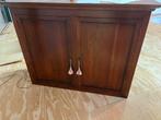 Mooie bruine tweedelige kast, Ophalen, Gebruikt