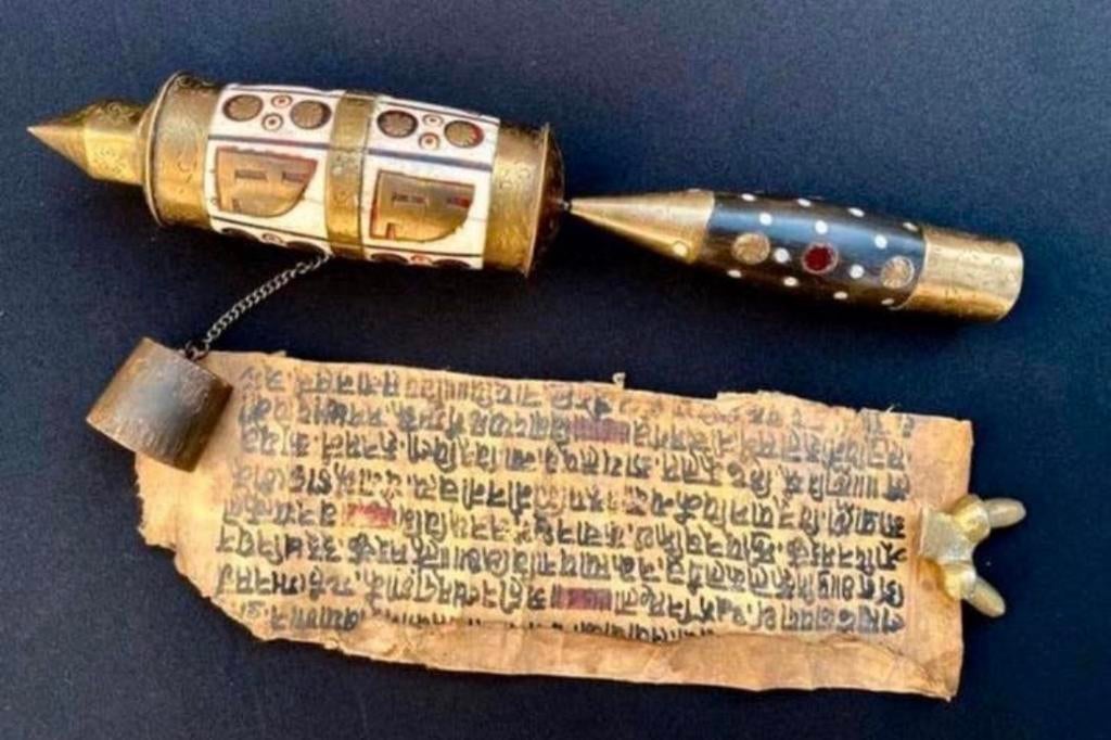 Tibetaans boeddhistisch gebedswiel uit de jaren 1880., Ophalen of Verzenden