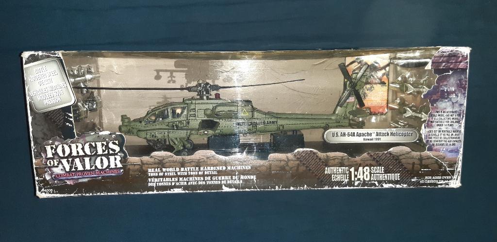 Forces of Valor FOV 1:48 AH-64 Apache helicopter, Verzenden, Nieuw, Schaalmodel