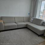 Hoekbank taupe/beige, Huis en Inrichting, Banken | Bankstellen, Gebruikt, Hoekbank, Ophalen of Verzenden, 200 tot 250 cm