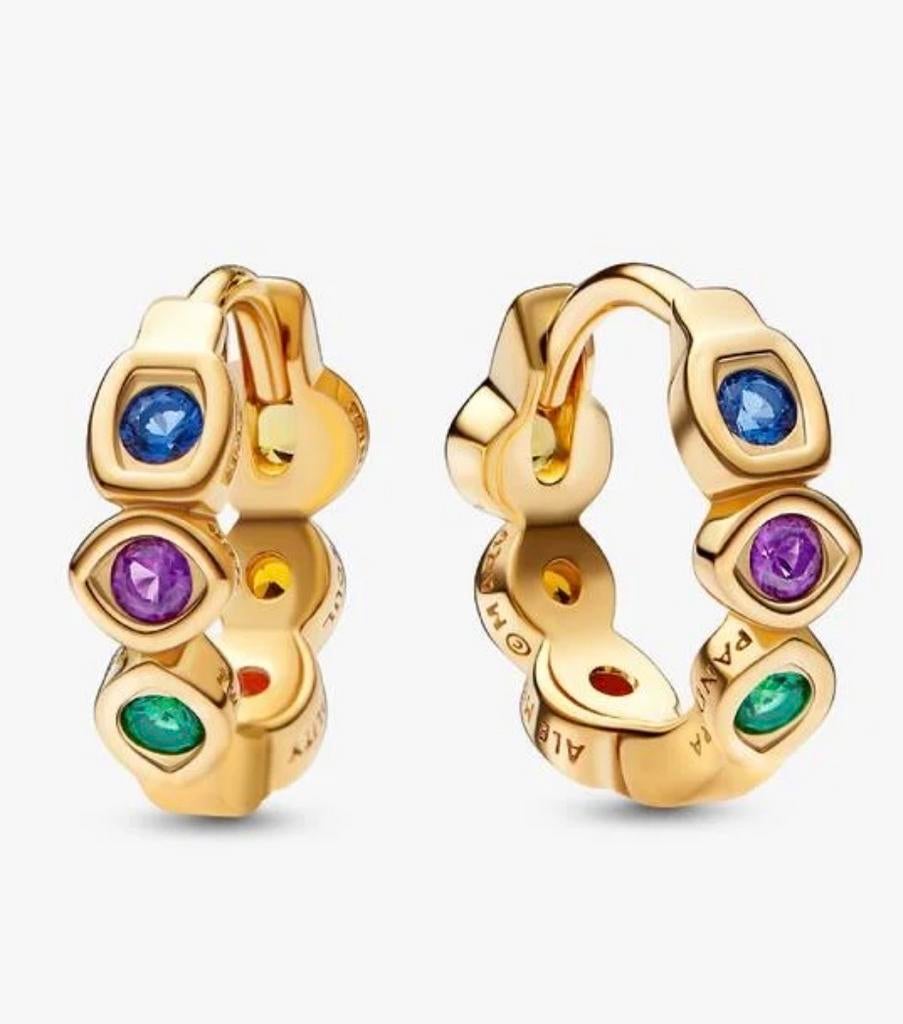 Pandora Marvel Infinity Stones Oorringen, Met kristal, Overige materialen, Hangers, Verzenden
