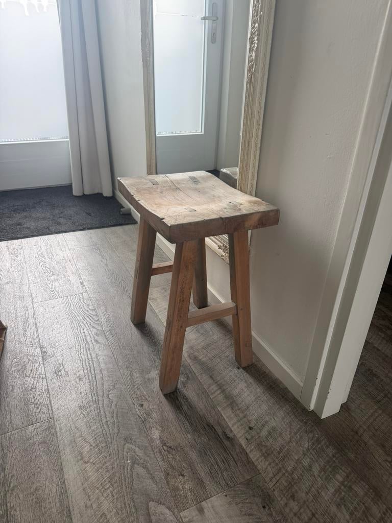 Sleets krukje, Huis en Inrichting, Ophalen, Gebruikt, Hout