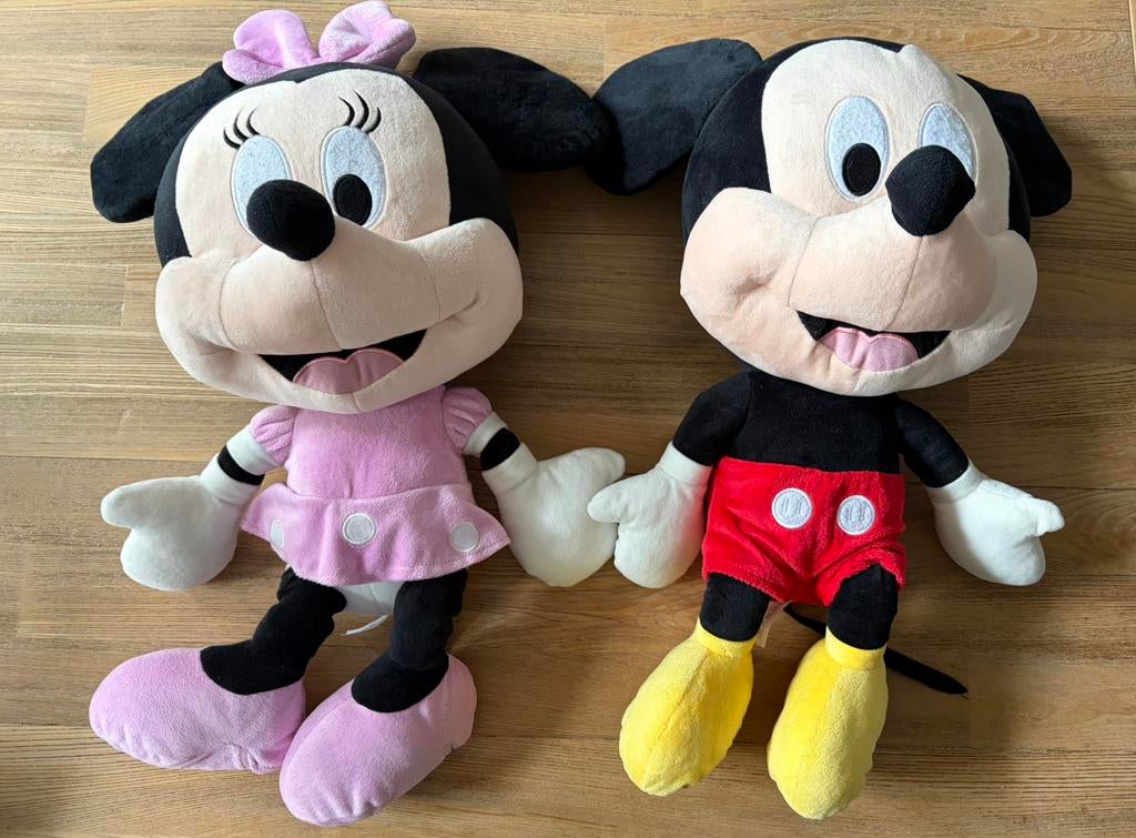 Disney Mickey en Minnie Mouse knuffel 60 cm, Disney, Overige typen, Ophalen of Verzenden, Met label