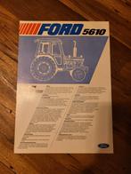 tractor folder Ford 5610, Ophalen of Verzenden, Zo goed als nieuw