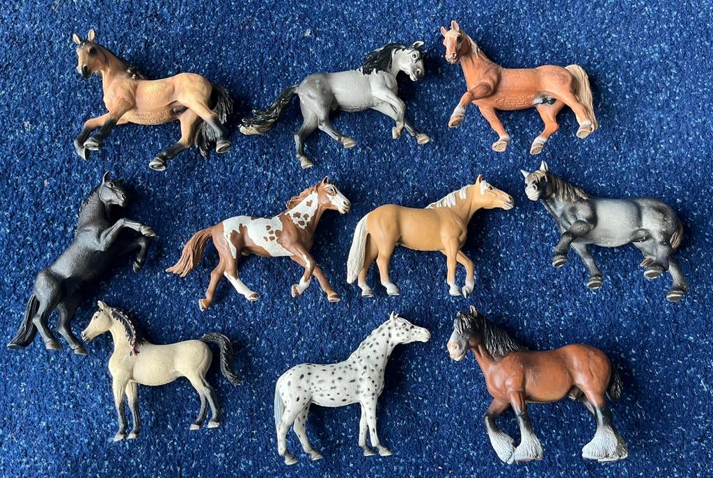 Schleich Horse Club paarden 8, Ophalen of Verzenden, Gebruikt