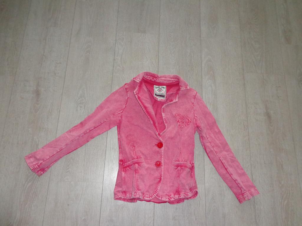 roze meisjeszomerjasje van Vingino, maat 8/128, Kinderen en Baby's, Kinderkleding | Maat 128, Ophalen of Verzenden, Gebruikt, Meisje