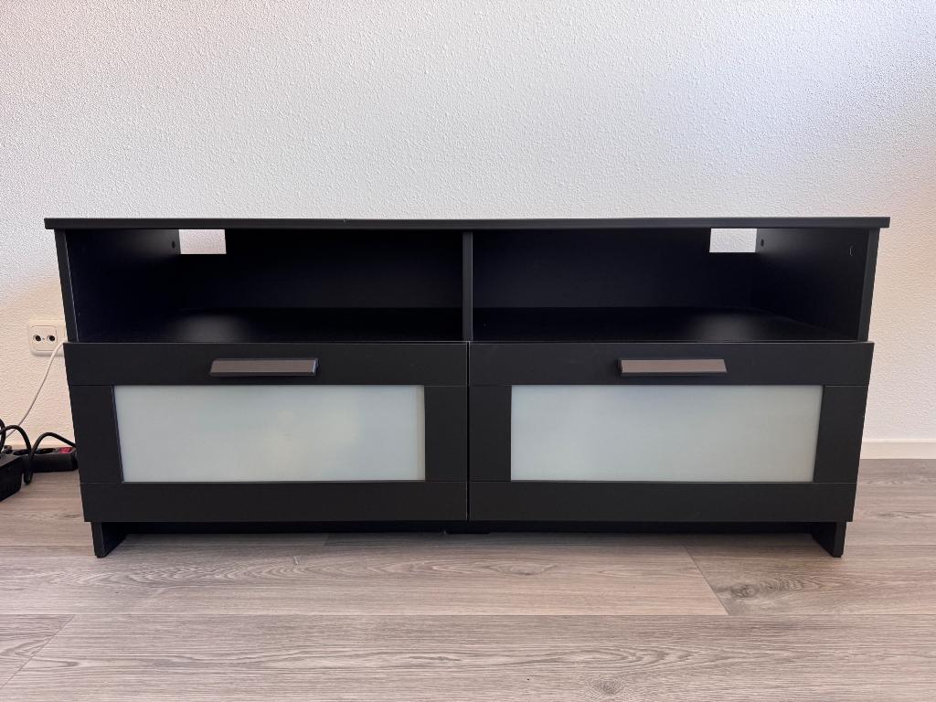 Tv meubel/ sideboard, Huis en Inrichting, Kasten | Televisiemeubels, Ophalen, Gebruikt, 100 tot 150 cm, Glas