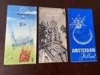 Amsterdam, Den Haag, Haarlem VVV-folders uit de jaren 50, Ophalen of Verzenden