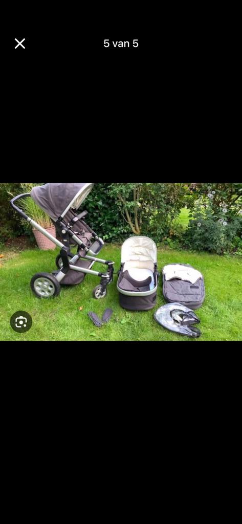 Joolz day antraciet, Gebruikt, Combiwagen, Verstelbare duwstang, Ophalen