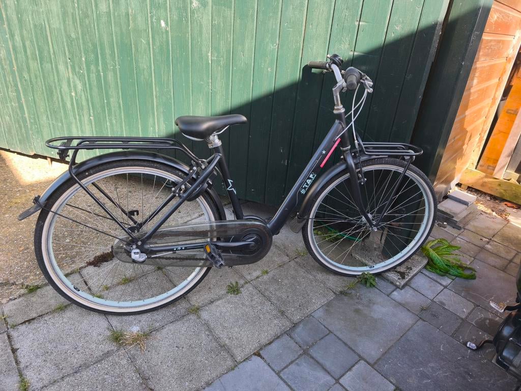 Meisjesfiets Batavus Star 26 inch, Gebruikt, Velgrem, Batavus, Handrem